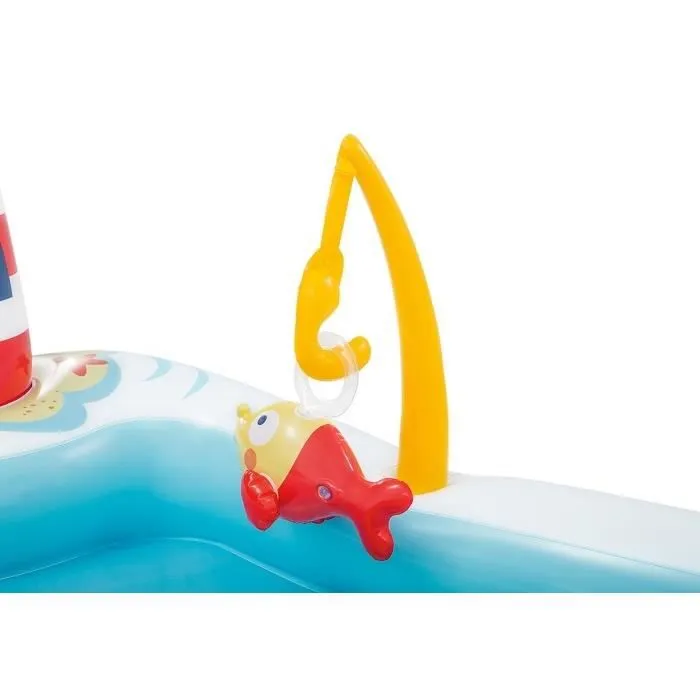 Aire de Jeux Sea Paradise - INTEX - Ovale - PVC - Fontaine-palmier - Toboggan - 182 litres-3