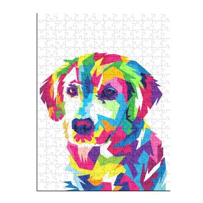 Puzzle Classique - FABULOUS - Chiot Labrador Bebe Chien Multicolor Art - 280 Pièces - Intérieur - Mixte - Adulte-1