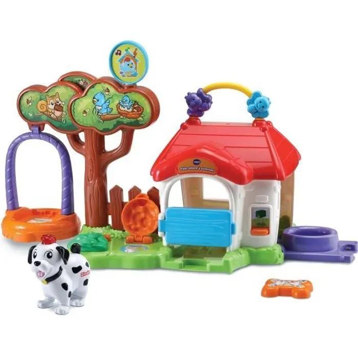 Cabane à surprises Tut Tut Animo - VTECH - P'tite cabane à surprises - Zinzin le chien coquin-0