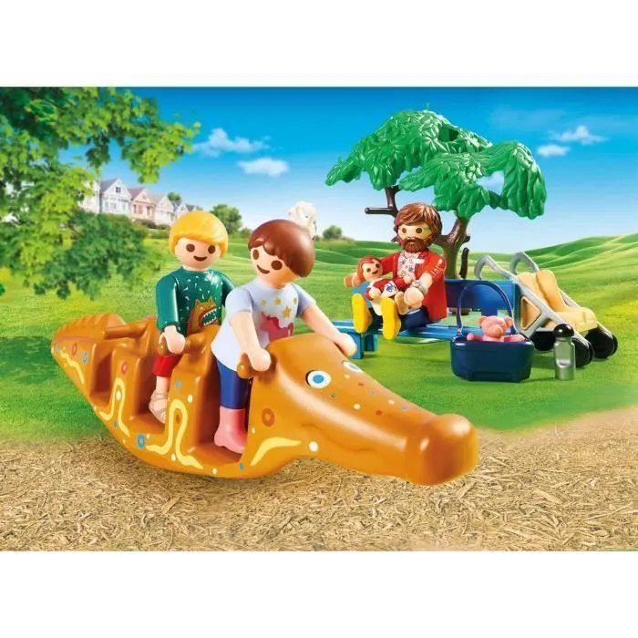 PLAYMOBIL 70281 Parc de jeux et enfants, City Life, 83 pièces, Dès 4 ans-3