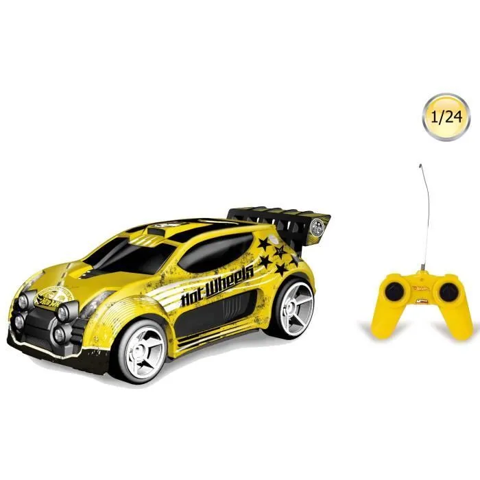 Voiture Télécommandée Hot Wheels Fast 4WD 1:24 - MONDO-1