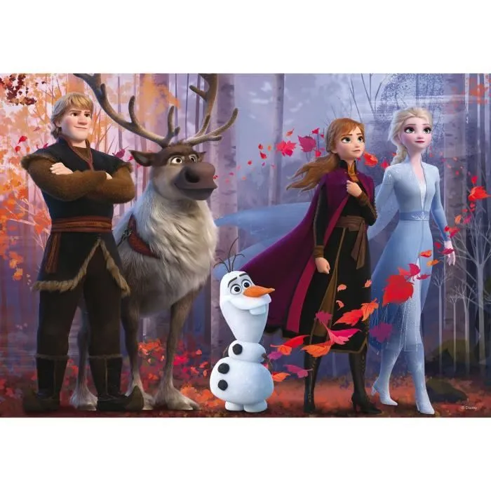 Puzzle double face Maxi Floor 108 Frozen 2 - LISCIANI GIOCHI - Enfant - Disney - 70 x 50 cm-1