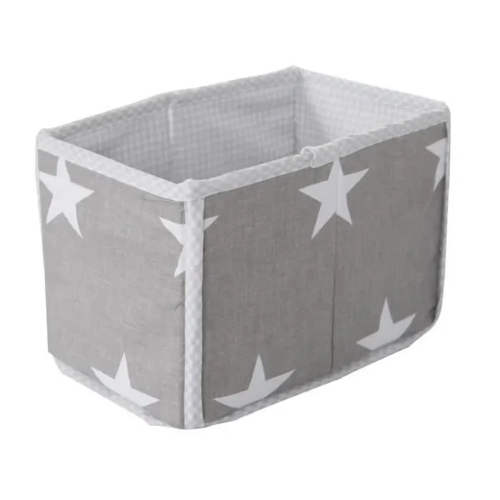 Set de rangement pour couches et lingettes - ROBA - Little Stars - Gris - Mixte - 23x13x8cm - 20x12x13,5cm-3