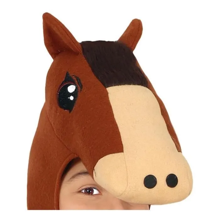 Guirca Déguisement de cheval avec capuche pour enfant (10-12 ans)-3