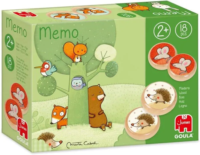 Jeu Mémo Tom et ses Amis de la Forêt-0