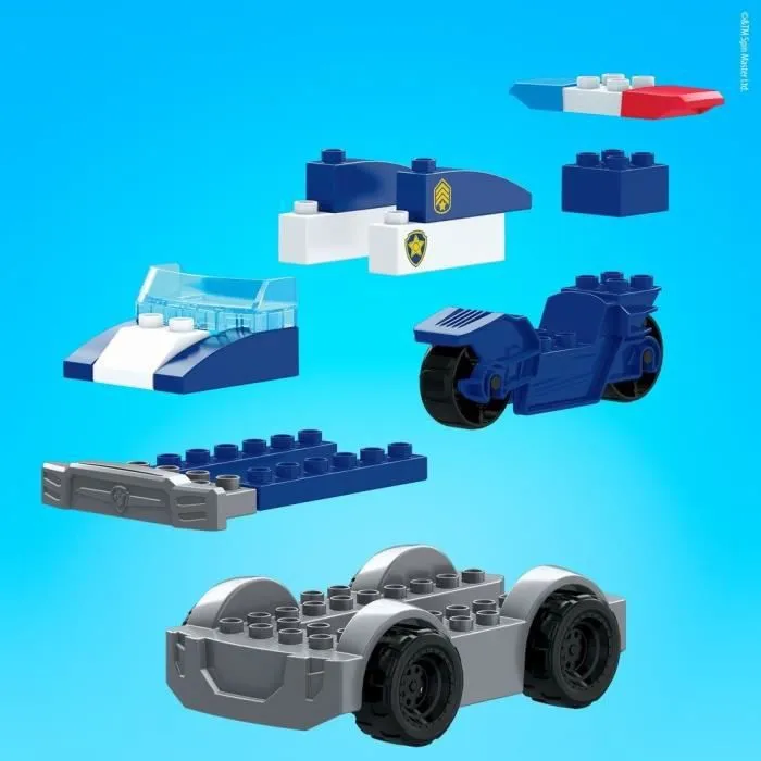 Mega Bloks - Coffret Police Pat' Patrouille - Briques de construction - Dès 3 ans-3