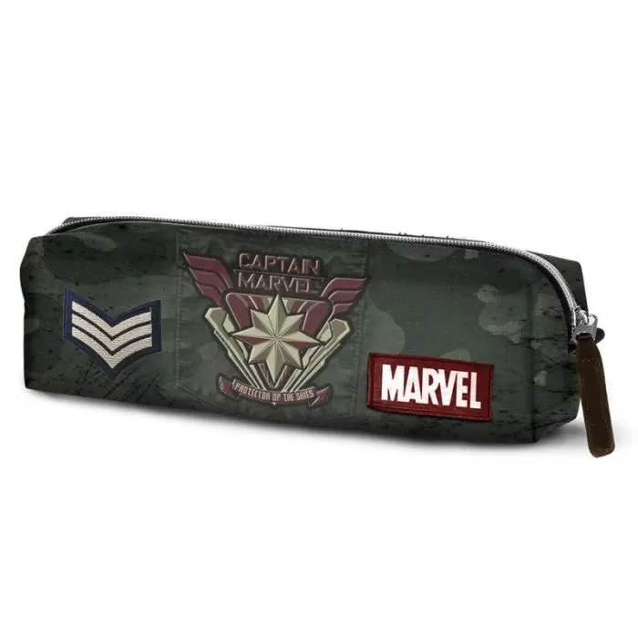 Trousse à crayons - karactermania - Captain Marvel - Noir - Zippée - Enfant-2