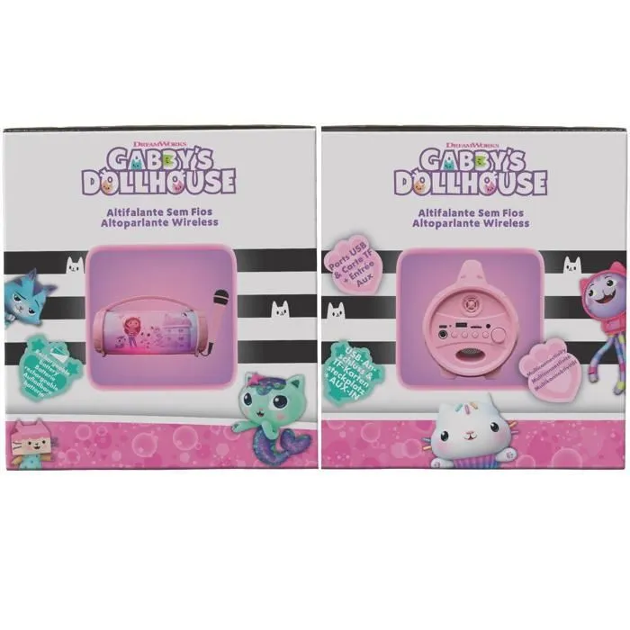Enceinte Bluetooth® - Gabby et la Maison Magique - Lumineuse - Micro inclus - TWS - 1200 mAh-4