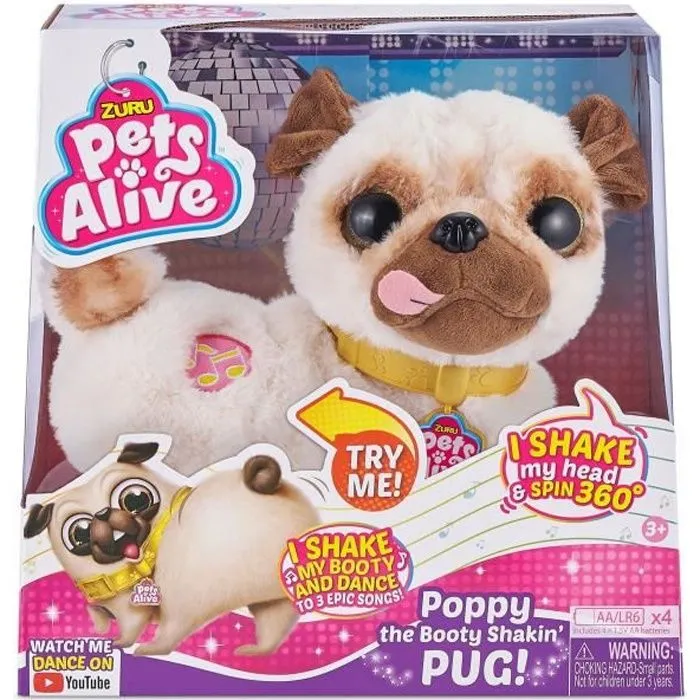 PETS ALIVE ROBOTIC PUG - Le Bouledogue dansant-0
