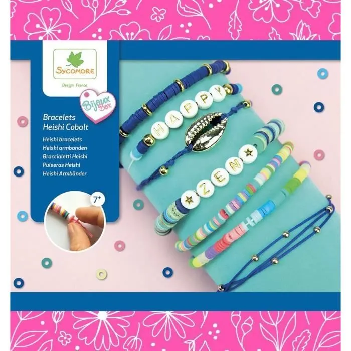 SYCOMORE - CRÉE 7 BRACELETS HEISHI COBALT-3