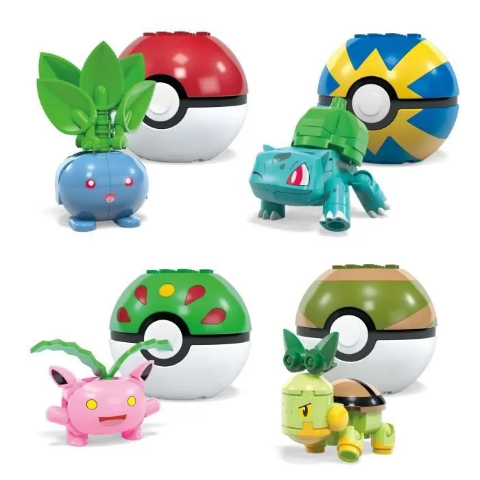 MEGA Pokémon-Dresseur de Pokémon type Plante-coffret de construction HWR77-0