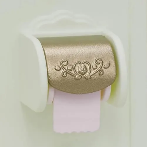 Jouet - SYLVANIAN FAMILIES - 5740 Les toilettes - Toilettes avec chasse d'eau et accessoires-3