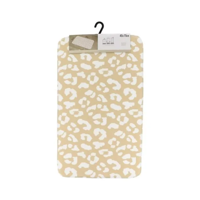 TENDANCE - Tapis de salle de bain en Microfibre 45 x 75 cm déco Golden Touch Bicolore-0