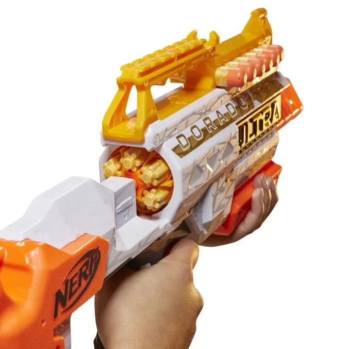 NERF - Ultra - Dorado - Blaster motorisé - accents dorés - recharge rapide - 12 fléchettes-3