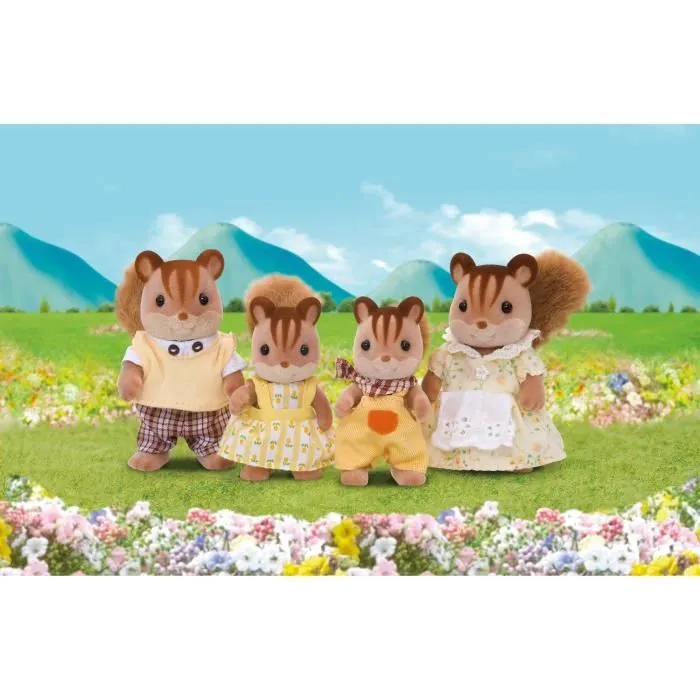 Famille écureuil roux - SYLVANIAN FAMILIES - Personnage miniature - Mixte - A partir de 3 ans-0