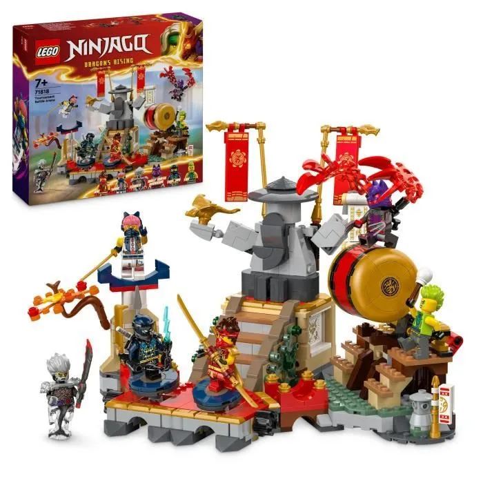 LEGO® NINJAGO® 71818 L’arène de combat du tournoi - Jouet d'action ninja pour enfant-0