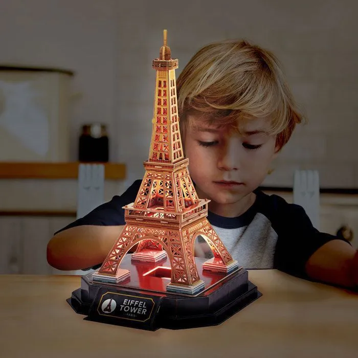 Puzzle 3D, Tour Eiffel LED, Maquette A Construire, Puzzle 3D Adulte Et Puzzle 3D Enfant, Puzzle Enfant 8 Ans, Maquette Jouet Enfant-2