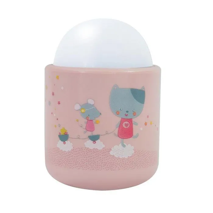 Veilleuse nomade - PABOBO - Rose - Rechargeable USB - Pour enfant-0