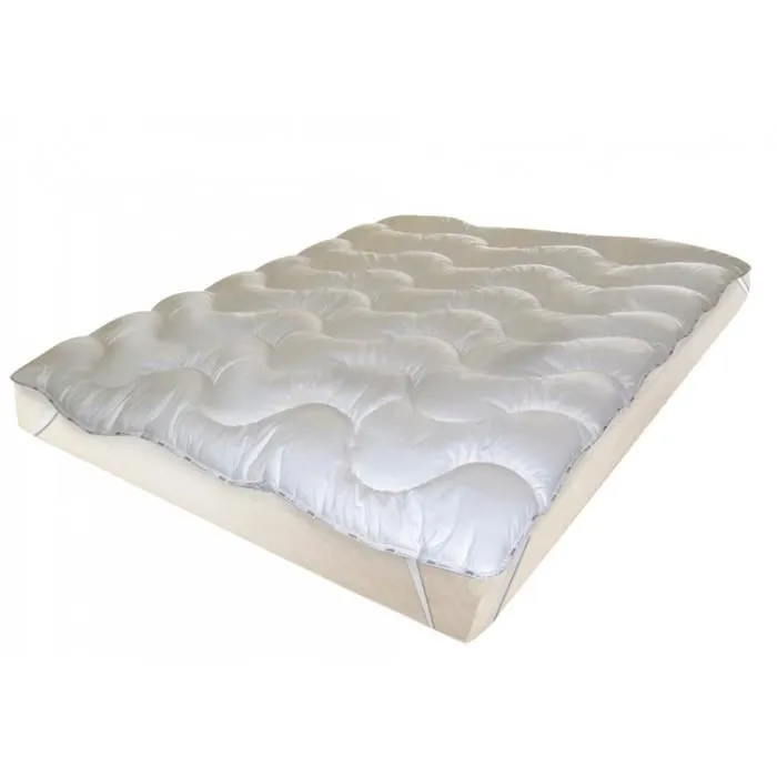 Surconfort de matelas - DODO - REFLEX ECO - 140x190 cm - 100% fibres creuses - Lavable à 40°-1