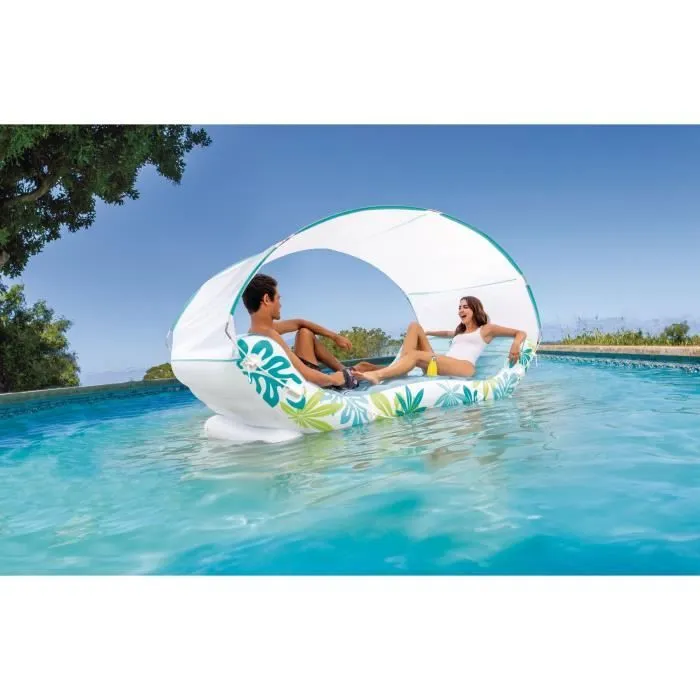 Matelas gonflable de piscine Intex Lounge Hamac Tropical-0
