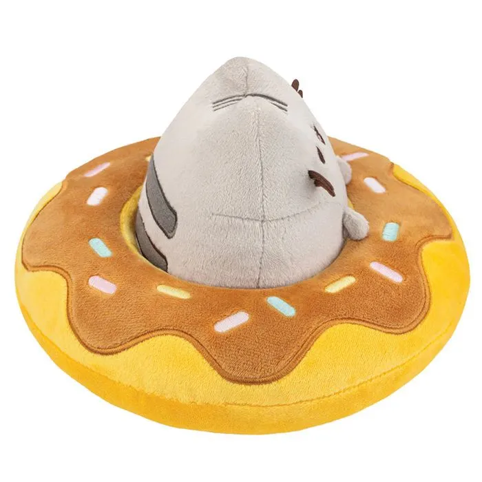 Mascotte peluche - Pusheen - Beignet chocolat - 13 cm - Douceur - Licence officielle-4