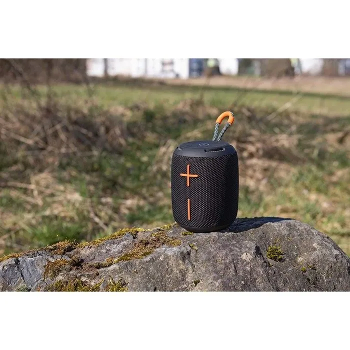 Enceinte Bluetooth 5.1 Portable BAS 9 avec Éclairage d'Ambiance LED IPX6 Imperial Noir / Orange-1
