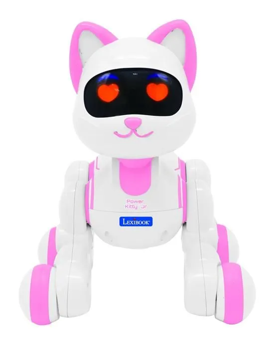 Chat robot programmable - Power Kitty - Junior - Télécommande - Effets sonores - Batterie rechargeable-0