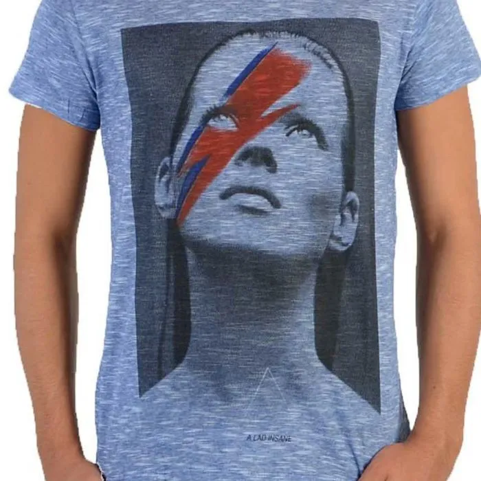 Tee Shirt Little Eleven Paris Katos SS Kate Moss Mixte - Bleu-5