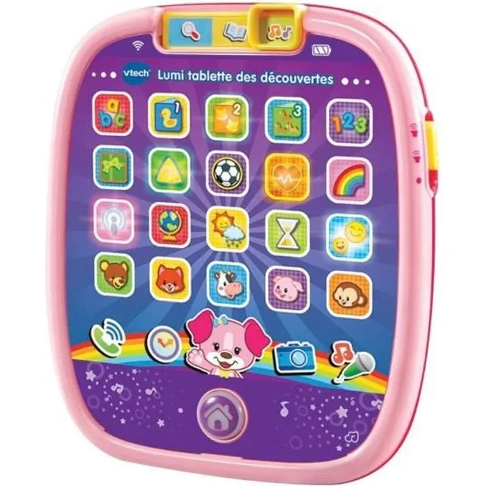 VTECH BABY - Lumi Tablette des Découvertes - Tablette Enfant Rose-0