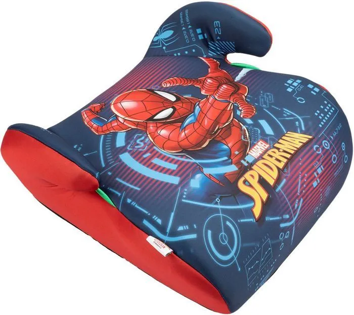 Siège auto rehausseur Tataway Marvel Spiderman i-Size ECE R129, enfant 125-150 cm, graphismes super-héros sur fond bleu-0