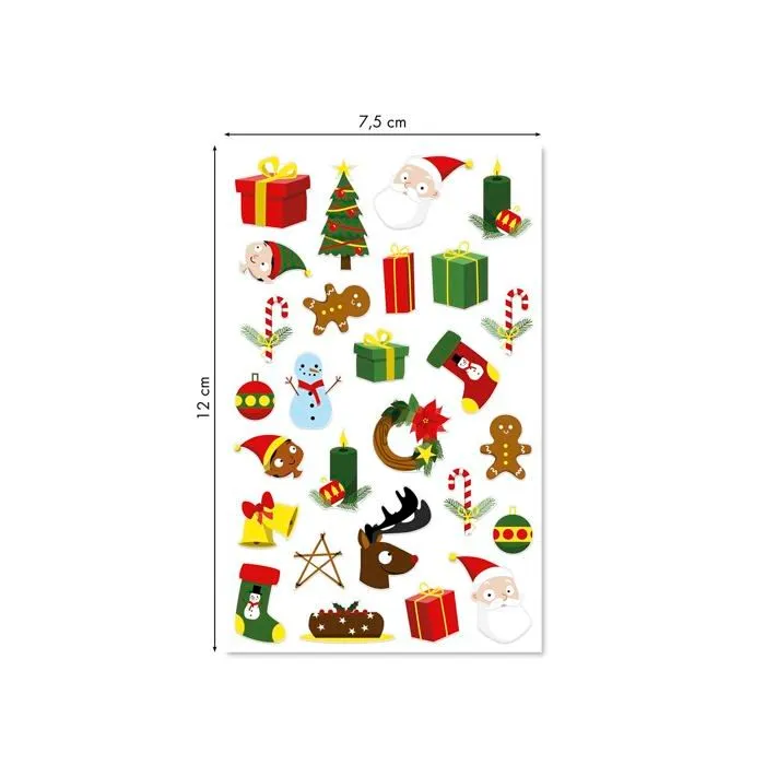 Gommette Maildor - CY153C - Christmas Gommettes, Flocon de Neige,-1
