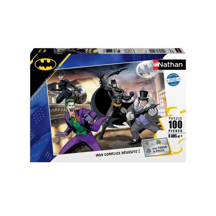 Nathan - Puzzle Les ennemis de Batman 100 pcs - RAVENSBURGER-0