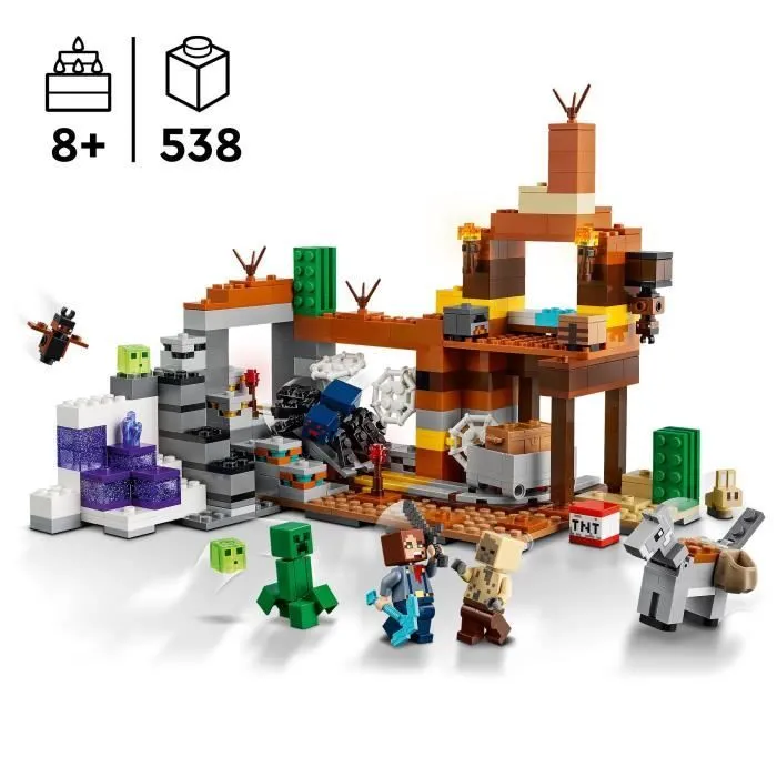LEGO® Minecraft® 21263 La mine des Badlands - Jouet pour enfants inspiré du jeu vidéo-1