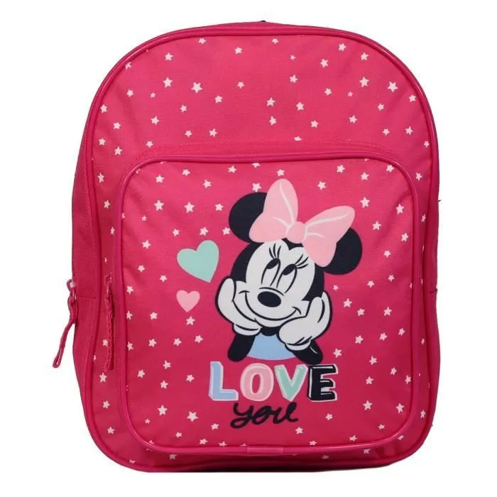 Sac à dos - Disney - Minnie Mouse - 5 litres - 23 x 31 cm - Polyester rose-0