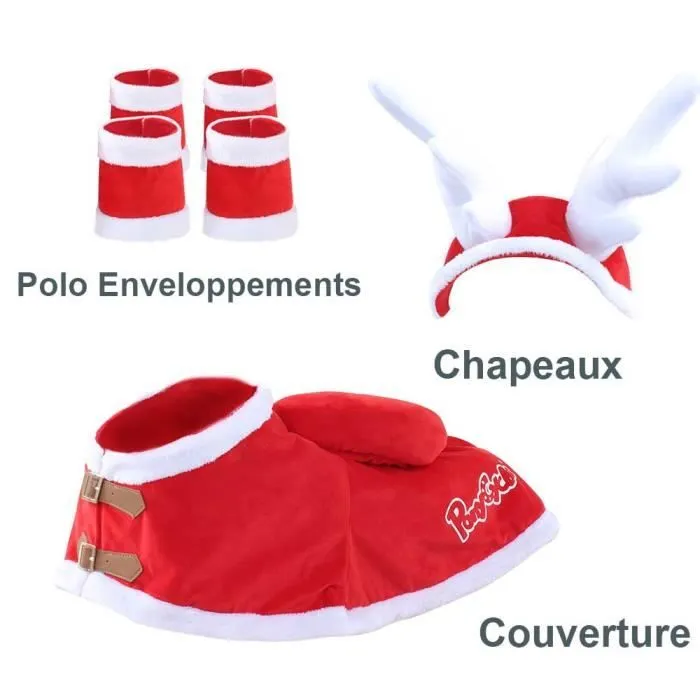 PonyCycle Noël Déguisement pour PonyCycle Taille 4 Compatible avec Modèle Ux et Modèle K-0