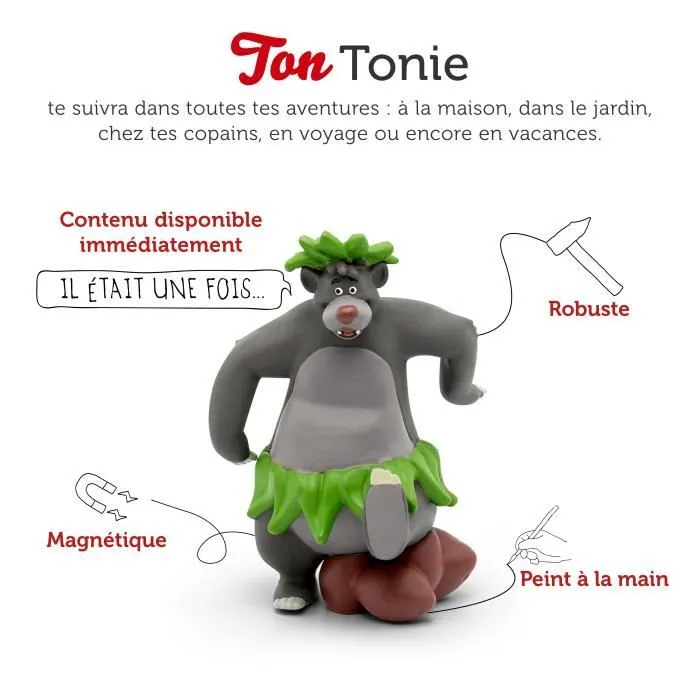 tonies® - Figurine Tonie - Disney - Le Livre De La Jungle - Figurine Audio pour Toniebox-1