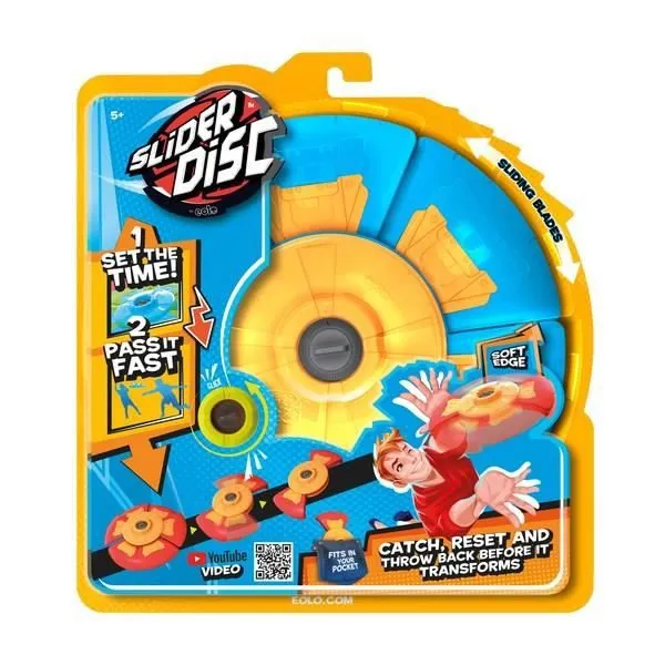 Slider Disc avec timer - GPTOYS - Modèles aléatoires - Disque transformable pour jouer en famille et entre amis-3