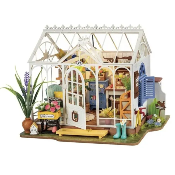 Maquette de jardin - Rolife - Dreamy Garden House - Bois - 245x190x190mm - Pour enfants à partir de 14 ans-0