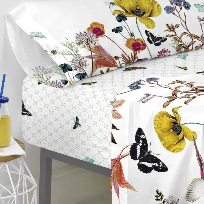 happy friday birds of paradise drap-housse 140x200-1