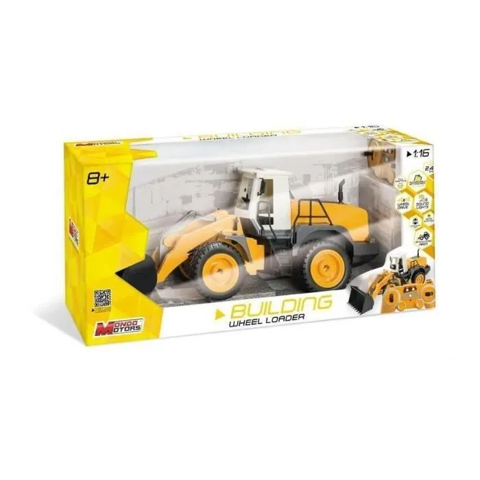 Camion radiocommandé MONDO Travaux publics Pelleteuse Chargeuse 1:20ème 43cm Garçon 3 ans-2