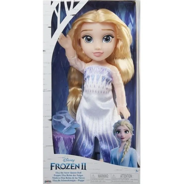 DISNEY FROZEN Poupée Elsa Reine des Neiges en plastique - 38 cm Epilogue-0