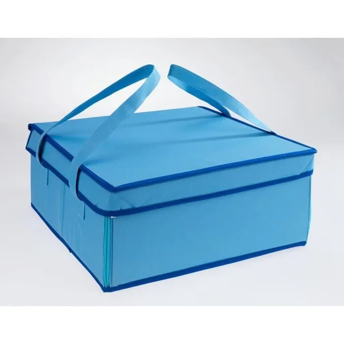 Sac de transport isotherme - Non spécifié - 38 x 17 x 38 cm - Couleur bleue - Sac fiable pour aliments sensibles-2