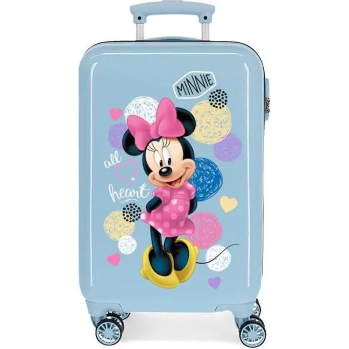 Valise cabine - DISNEY - Minnie 'Love' - 4 roues - ABS léger - 34 L-0