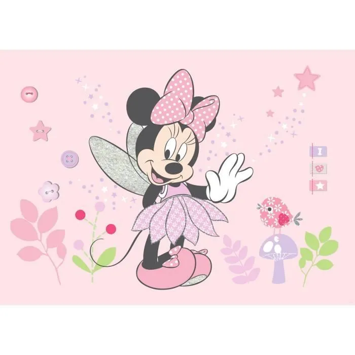 Poster Intissé - Disney Minnie Mouse - 160 cm x 110 cm - Pour une décoration de chambre d'enfant originale-1
