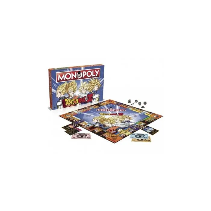 Jeu de société - WINNING MOVES - Monopoly Dragon Ball Z - Guerriers légendaires - Gestion immobilière-1