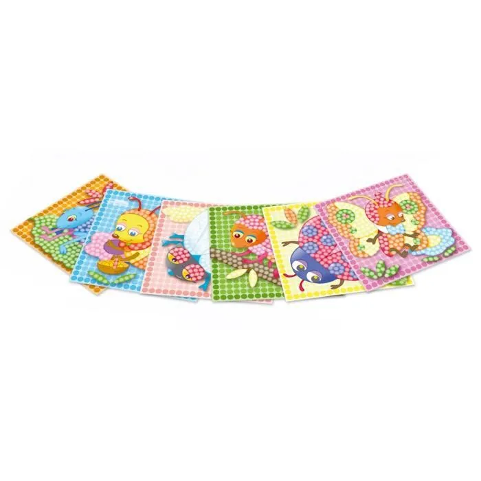 Mosaïque PlayMais - PlayMais - Petit insecte - 100% biodégradable - 2300 flocons - À partir de 3 ans-3