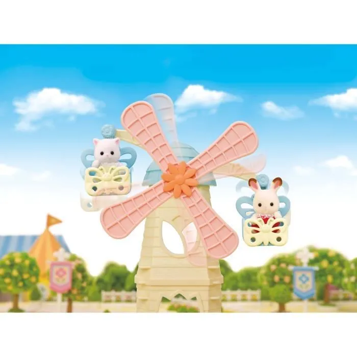 Figurines miniatures - SYLVANIAN FAMILIES - Le moulin des bébés - Intérieur - Rose - 3 ans-6