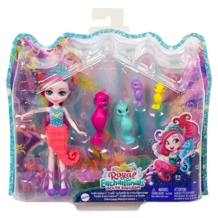 Enchantimals - Famille De Sedda Hippocampe - Poupée-1