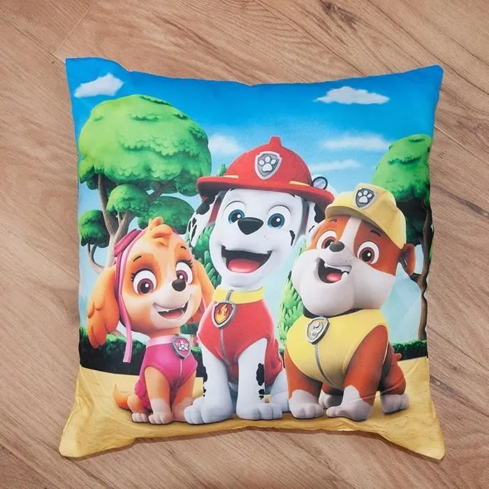 Herding Paw Patrol Coussin Décoratif, Polyester, Multicolore, 40 x 40 cm - 5532288003412-3