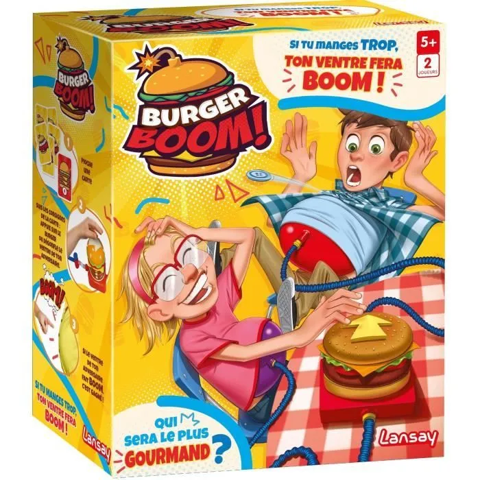 Burger Boom - LANSAY - Gonfle le ventre - Qui fera BOOM ? - Dès 5 ans-2